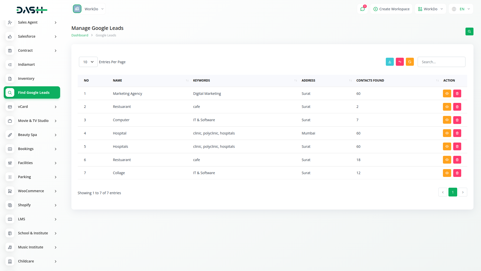 Find Google Leads