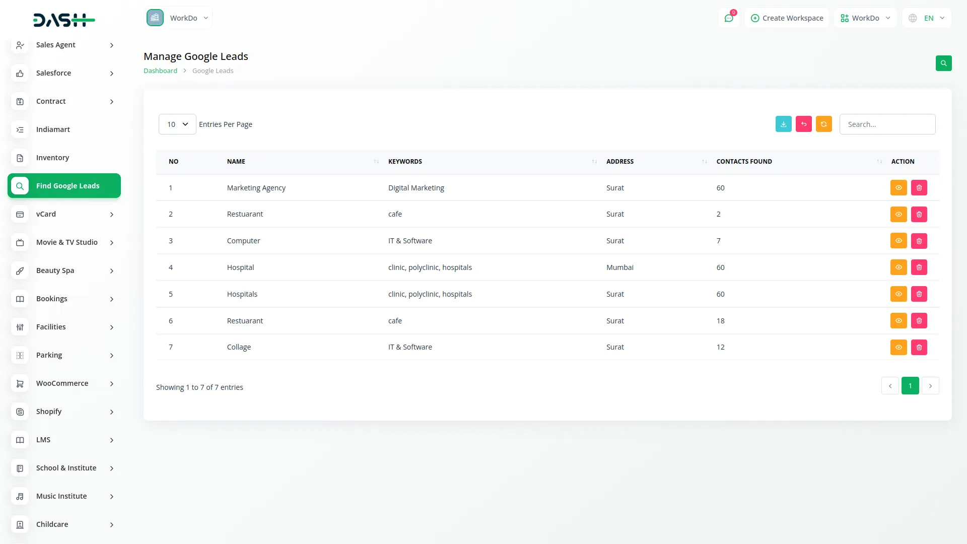 Find Google Leads