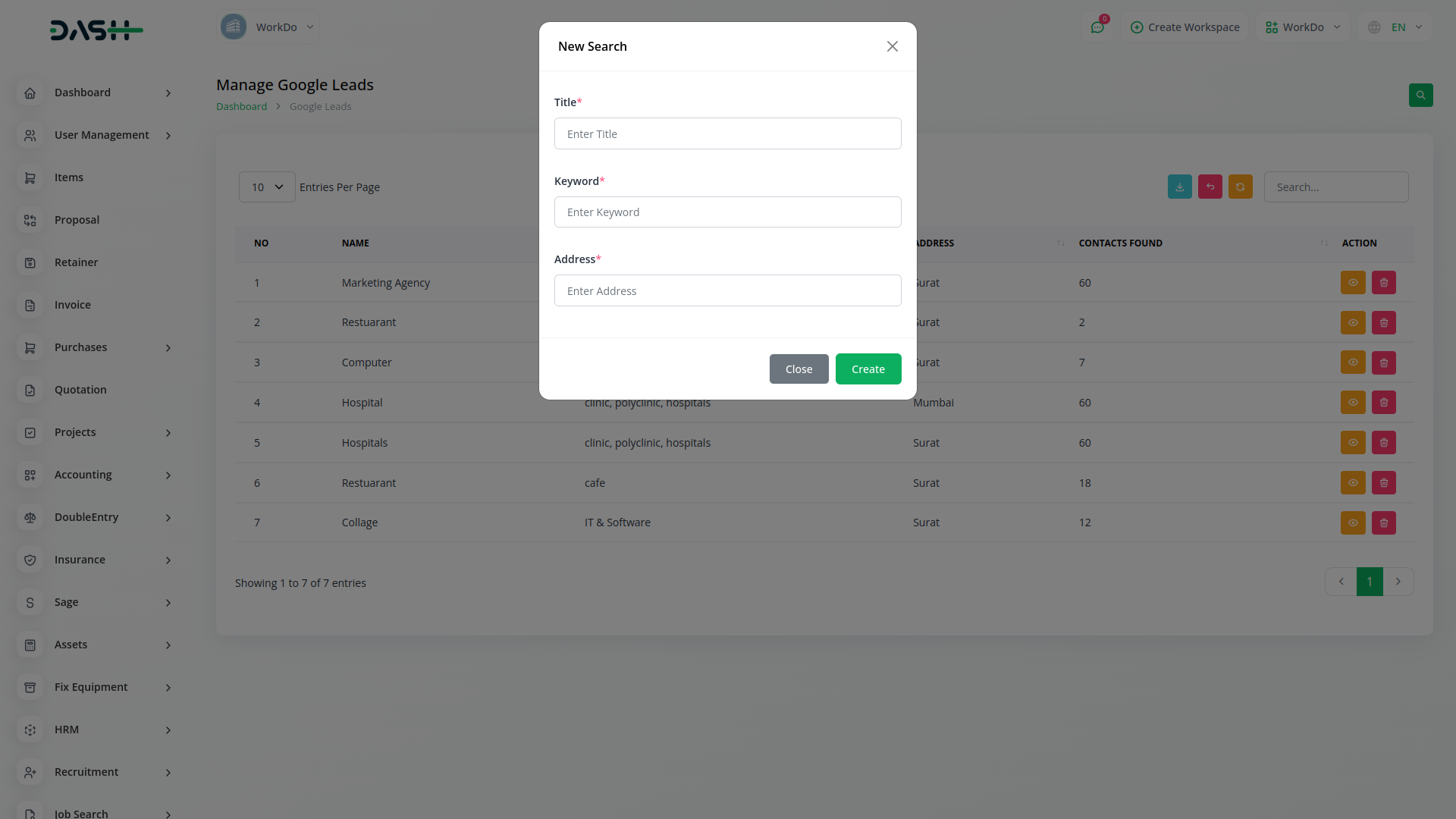 Google Drive Integration in Dash SaaS Google Drive Dash Saas