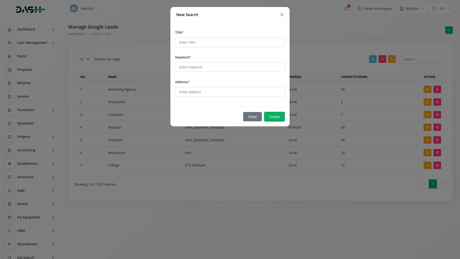 Find Google Leads