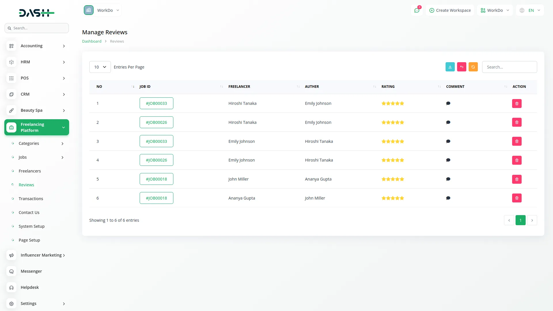 freelancing platform