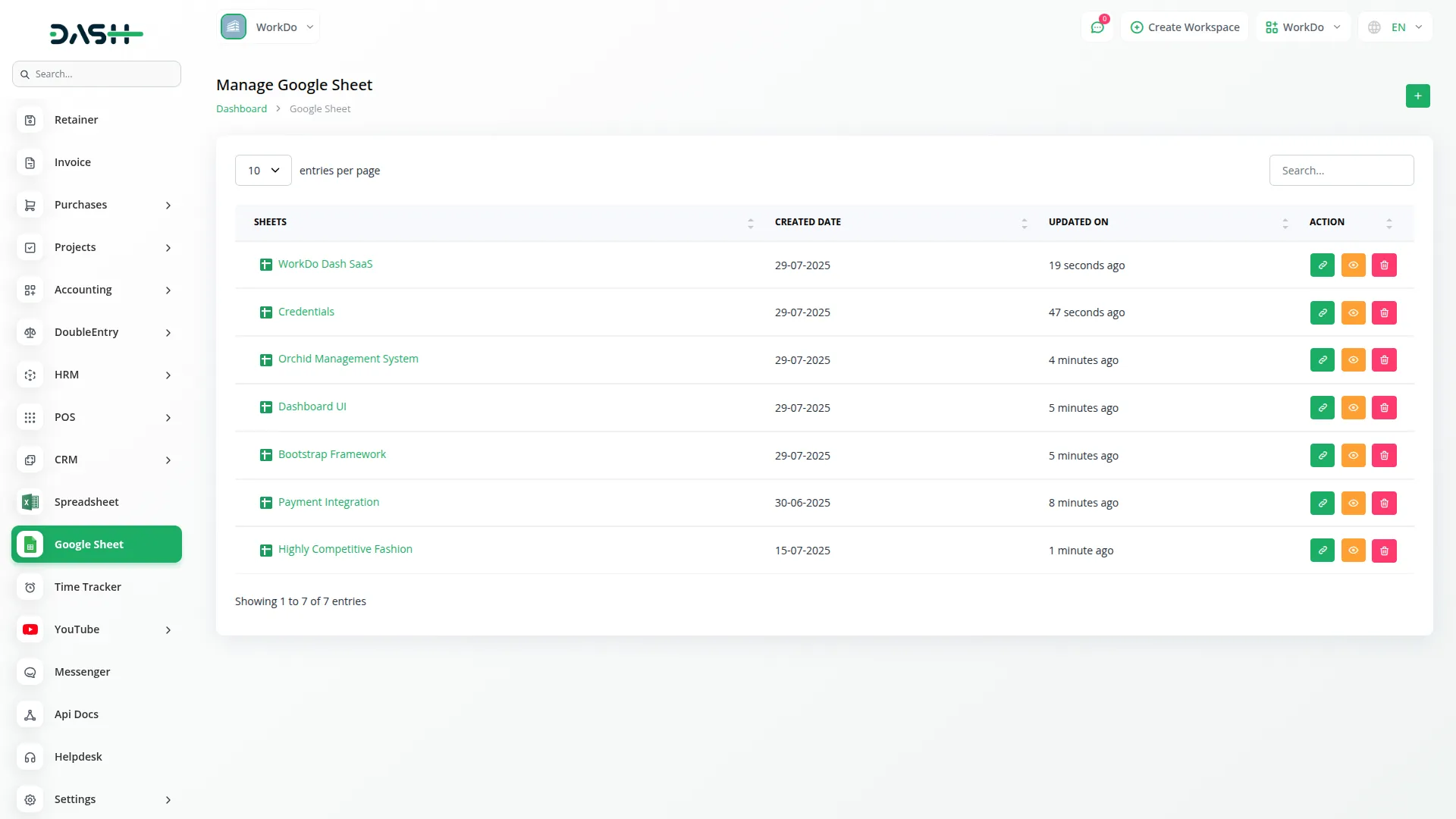 Google Sheet Google Sheet