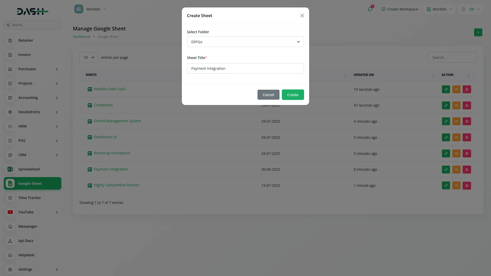 Google Sheet Google Sheet