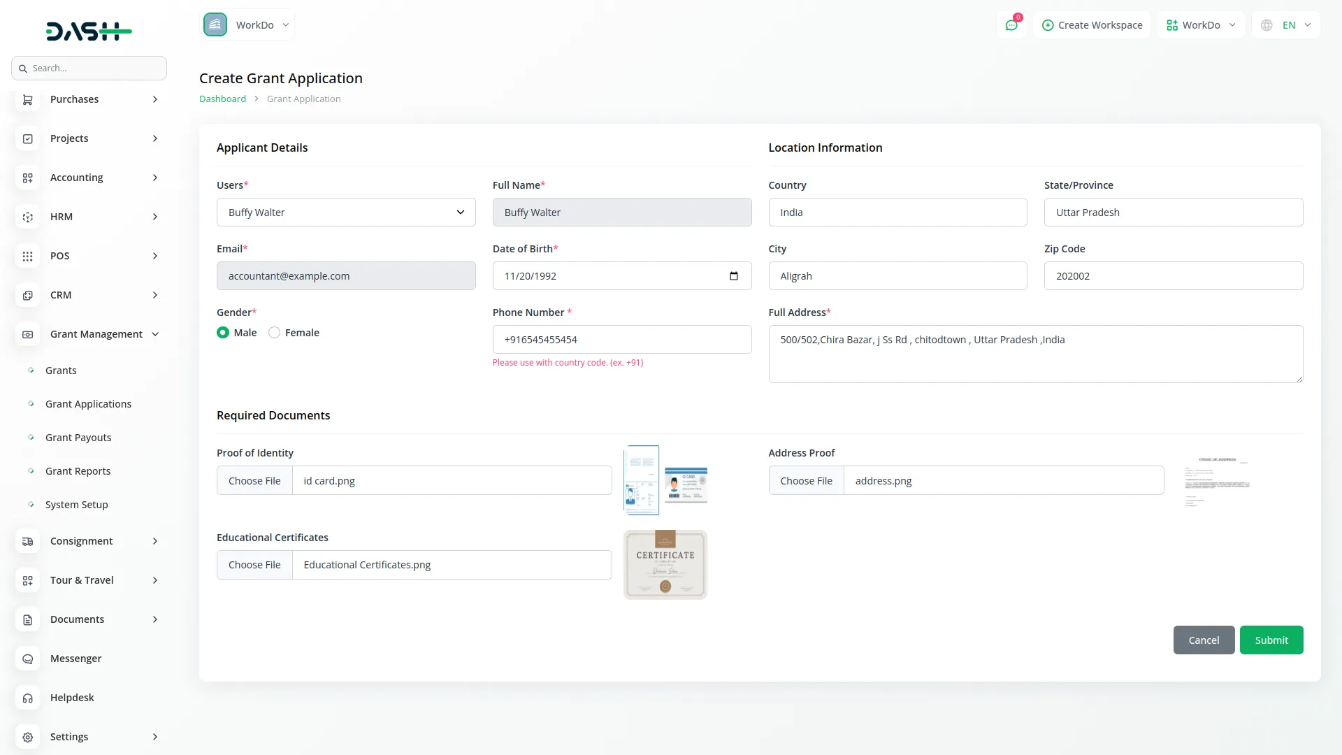 Grant Management