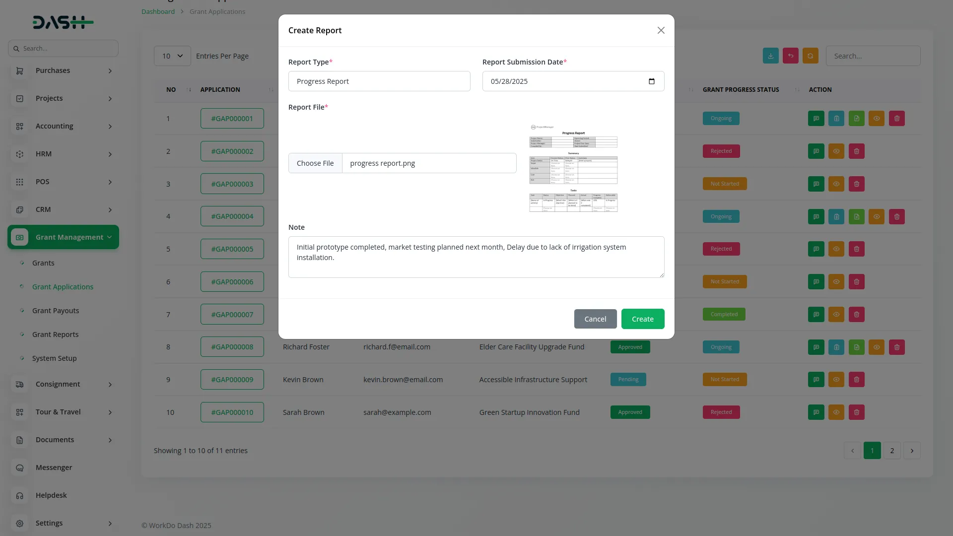 Grant Management
