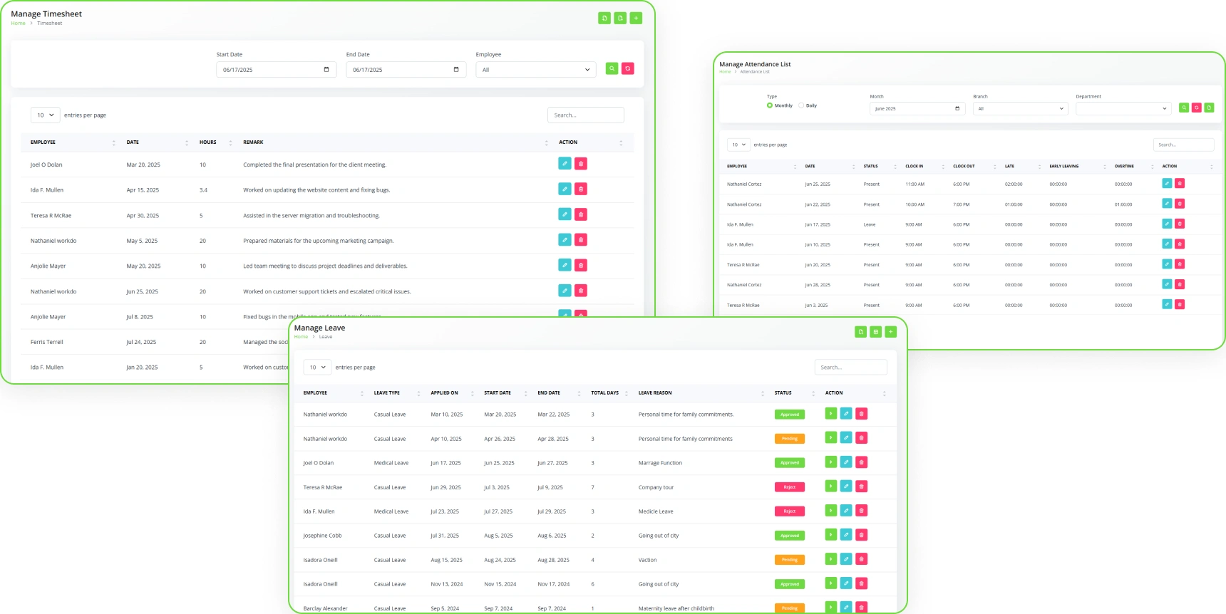 attendance management system Attendance Management System