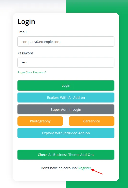 BookingGo SaaS Registration Process 2 3