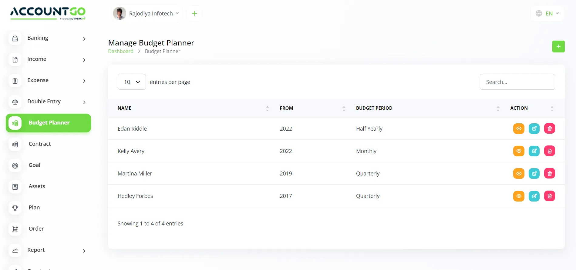 AccountGo Budget Planner 1 Img