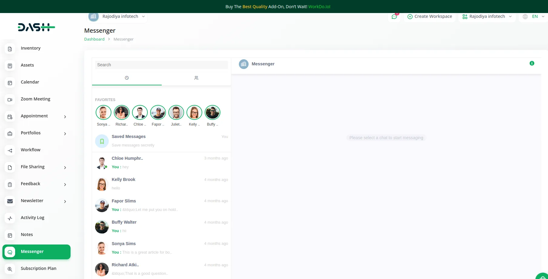 WorkDo Dash: Simplifying Your Business Operations! 38 Workdo Dash