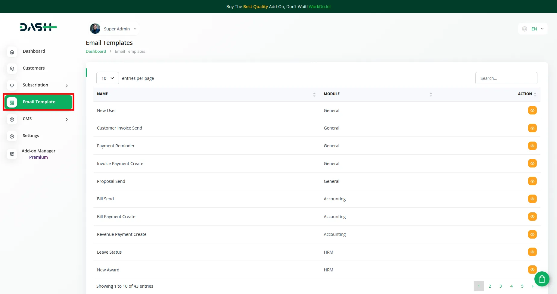 WorkDo Dash: Simplifying Your Business Operations! 19 Workdo Dash