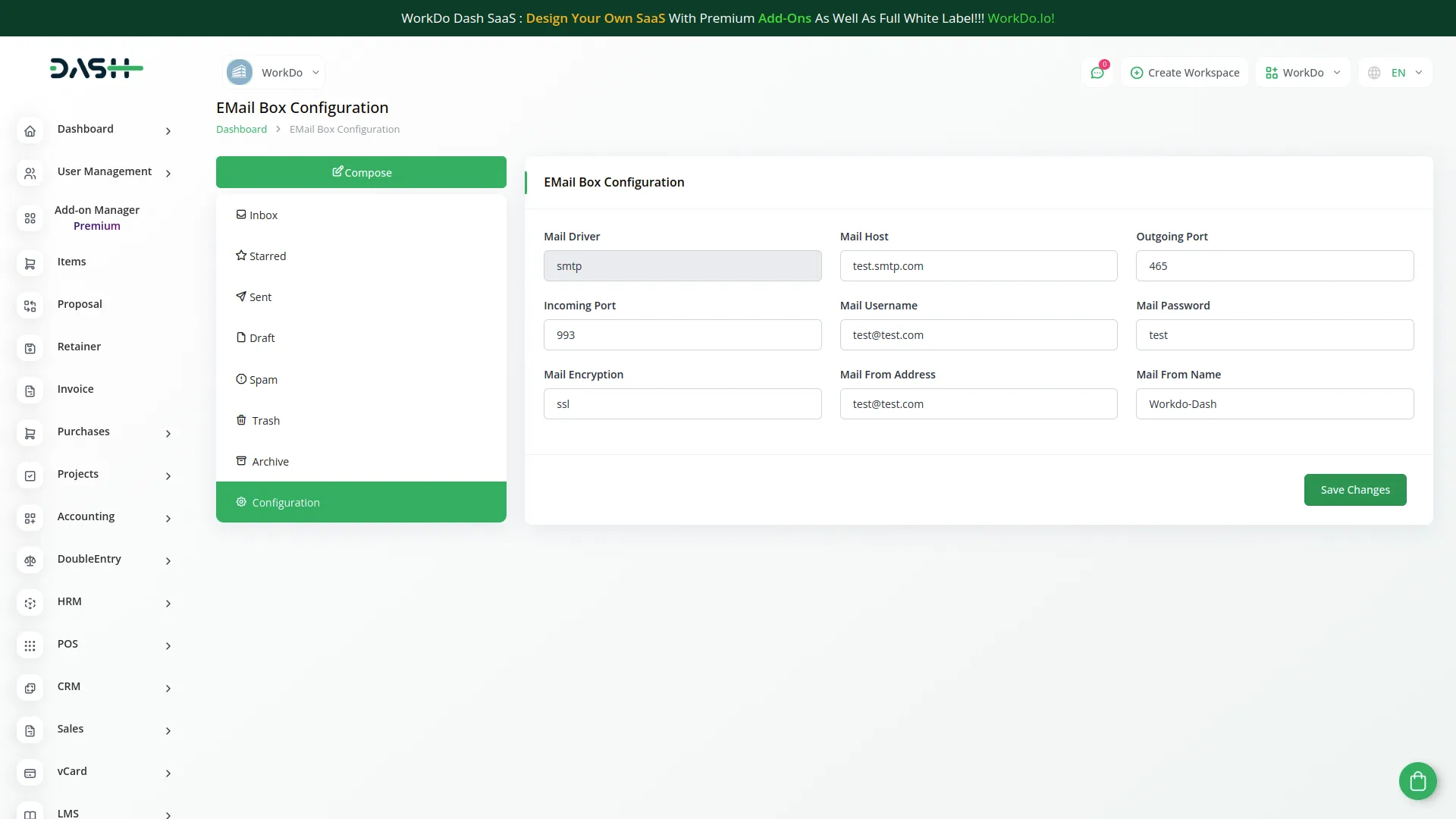 Emailbox Module