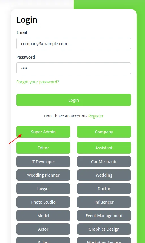 Vcardgo Add-On Setup