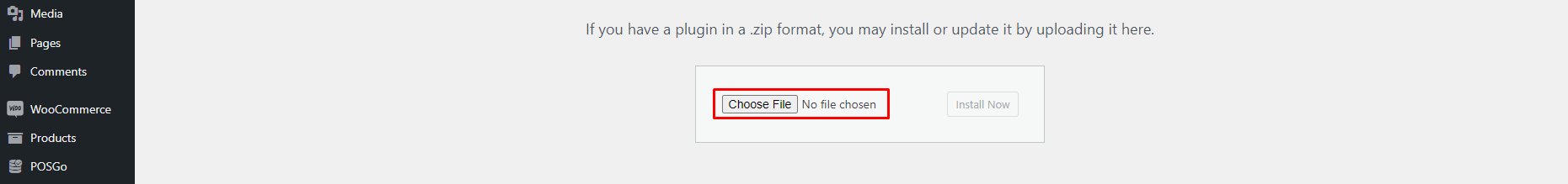 Installation Choose File