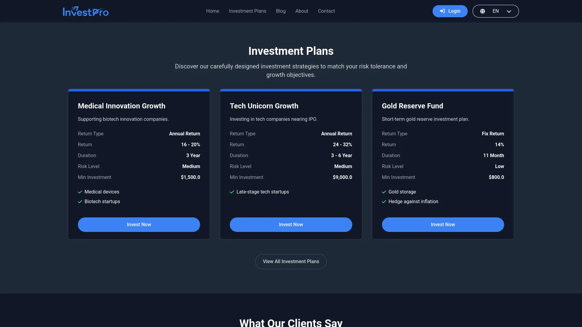 Investment System