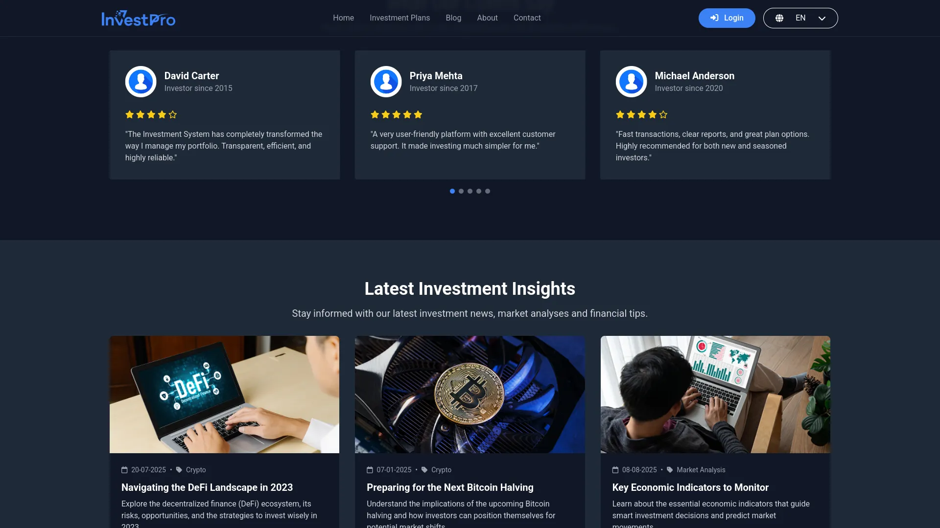 Investment System