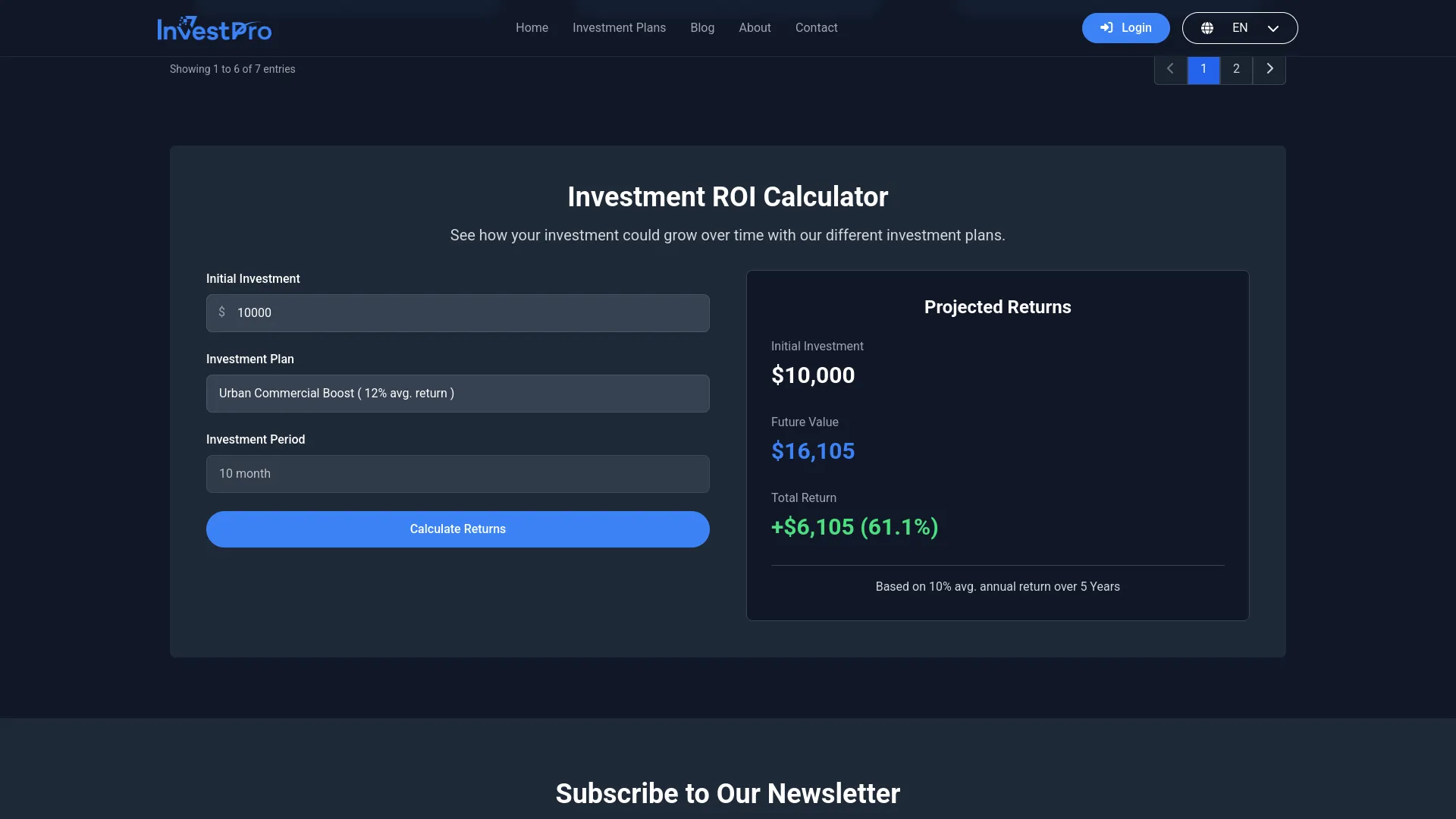 Investment System