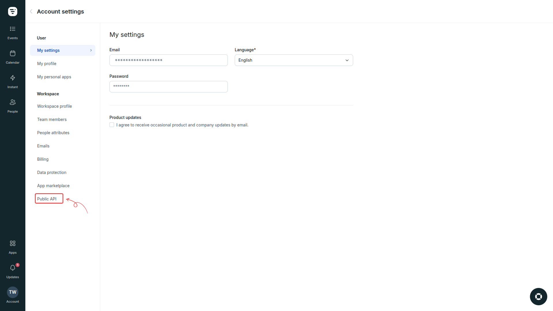 How To Generate Credentials In Livestorm