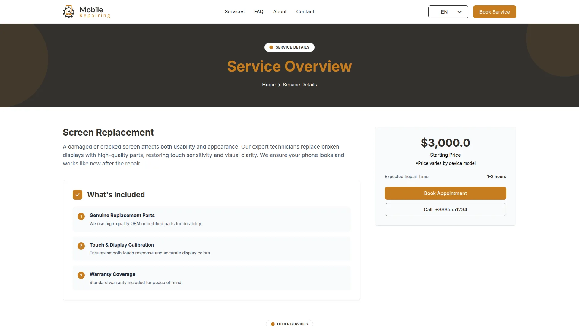 mobile service management