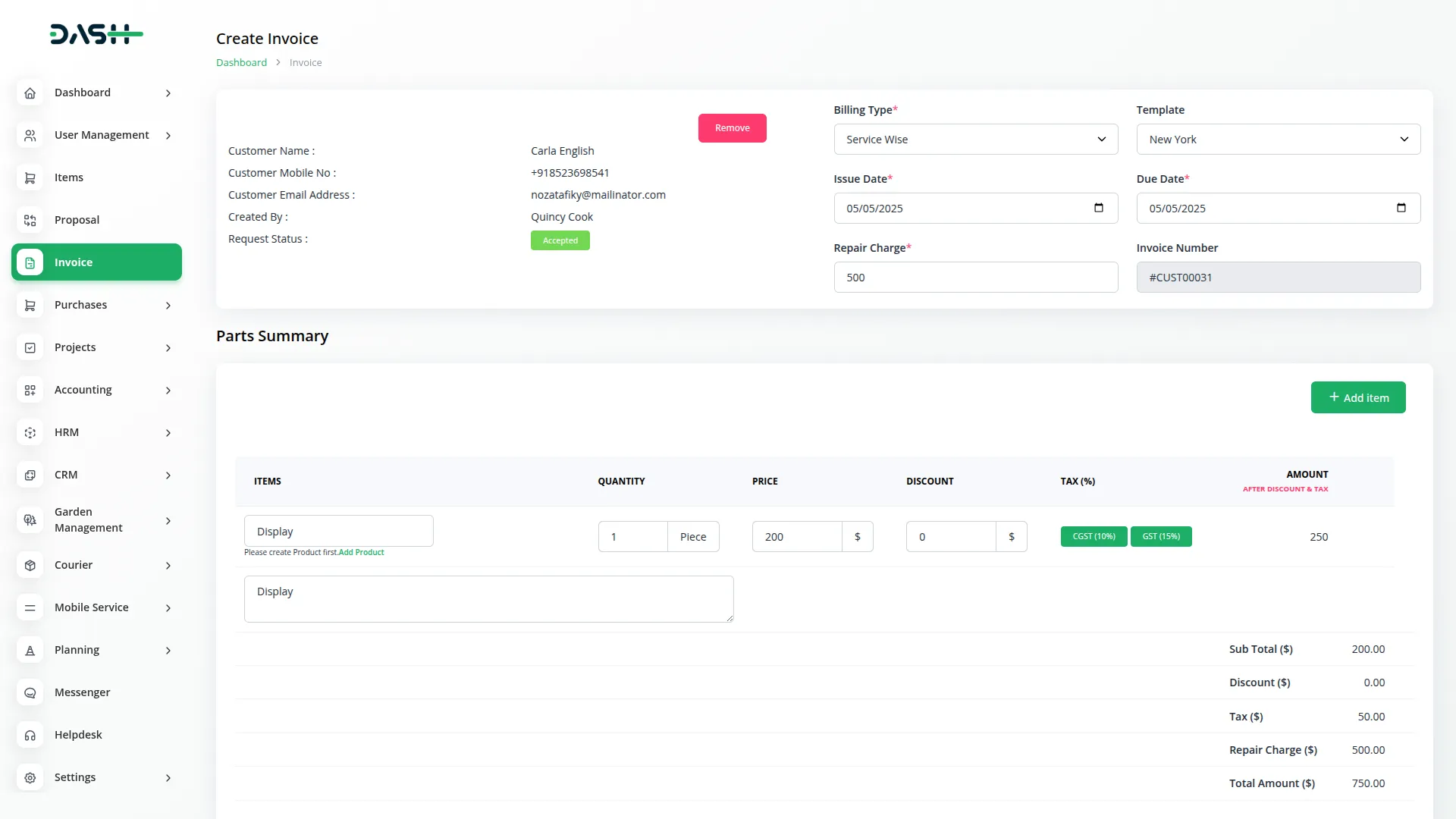 mobile service management Mobile Service Management