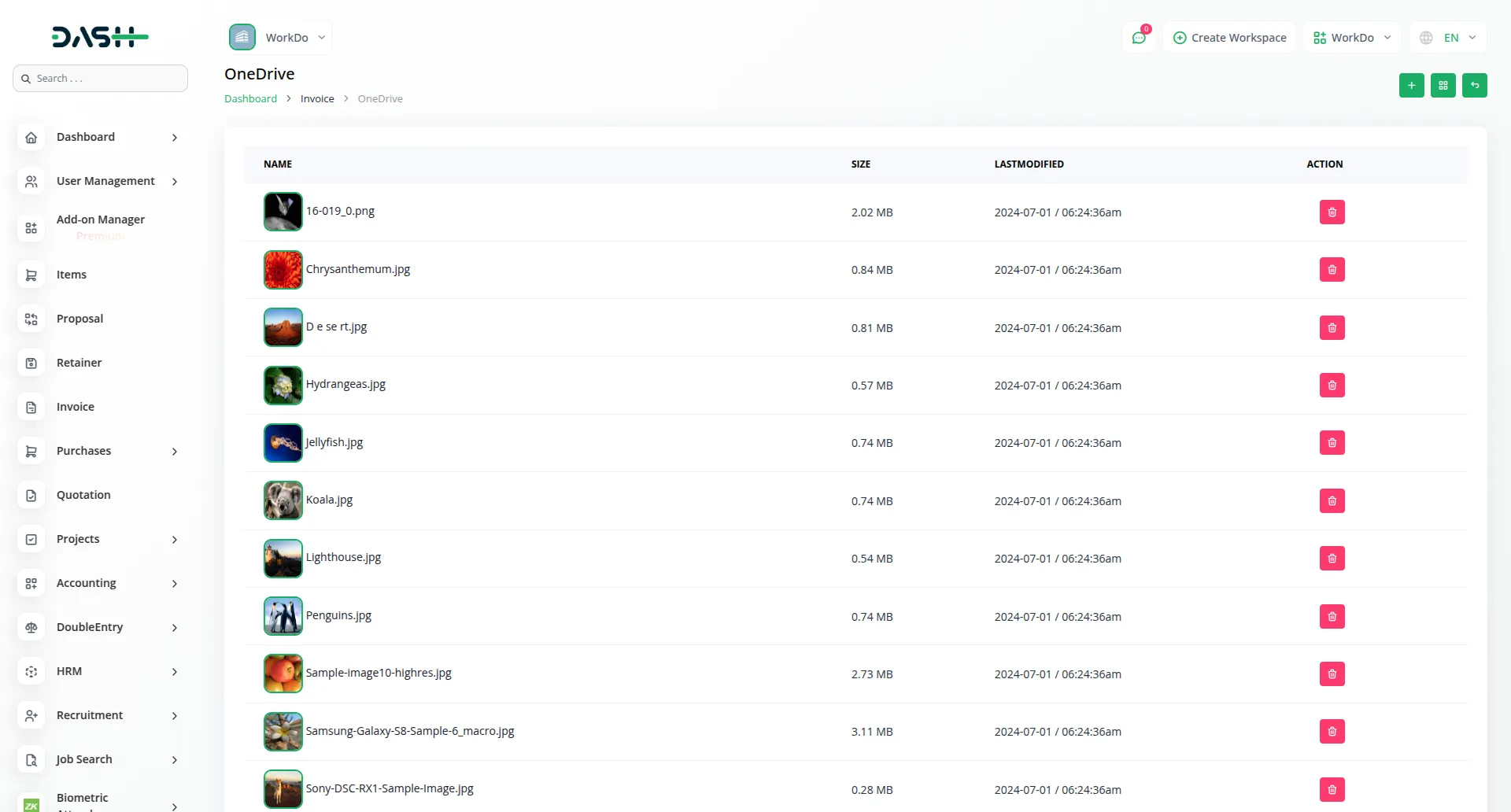 Onedrive Dash Saas