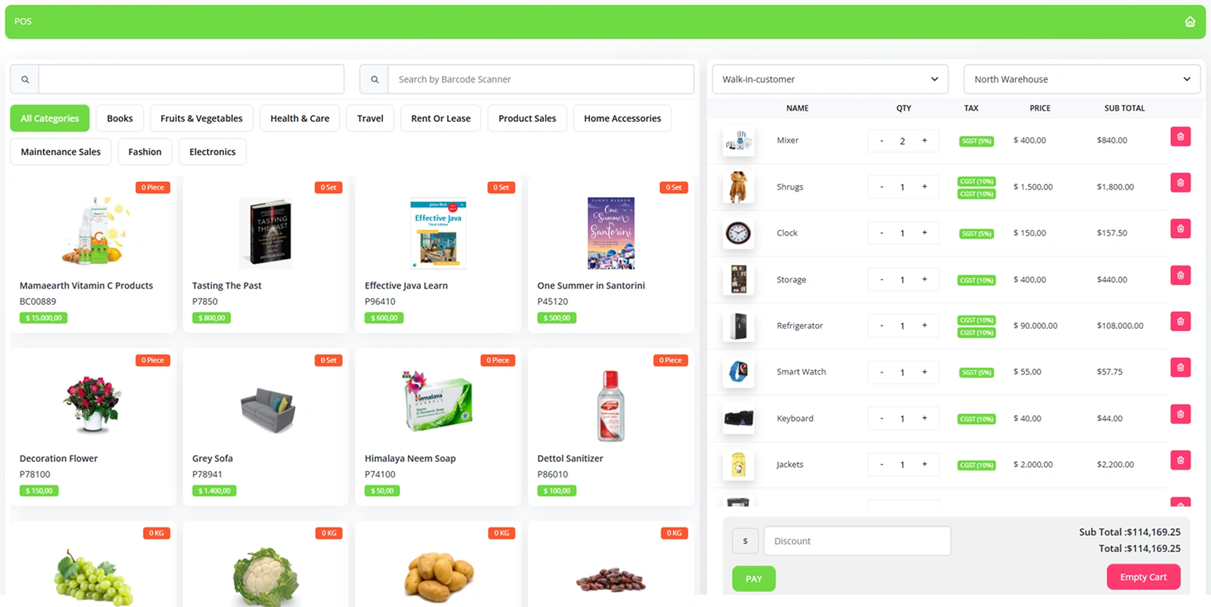 POS system dashboard product interface Pos System Dashboard Product Interface