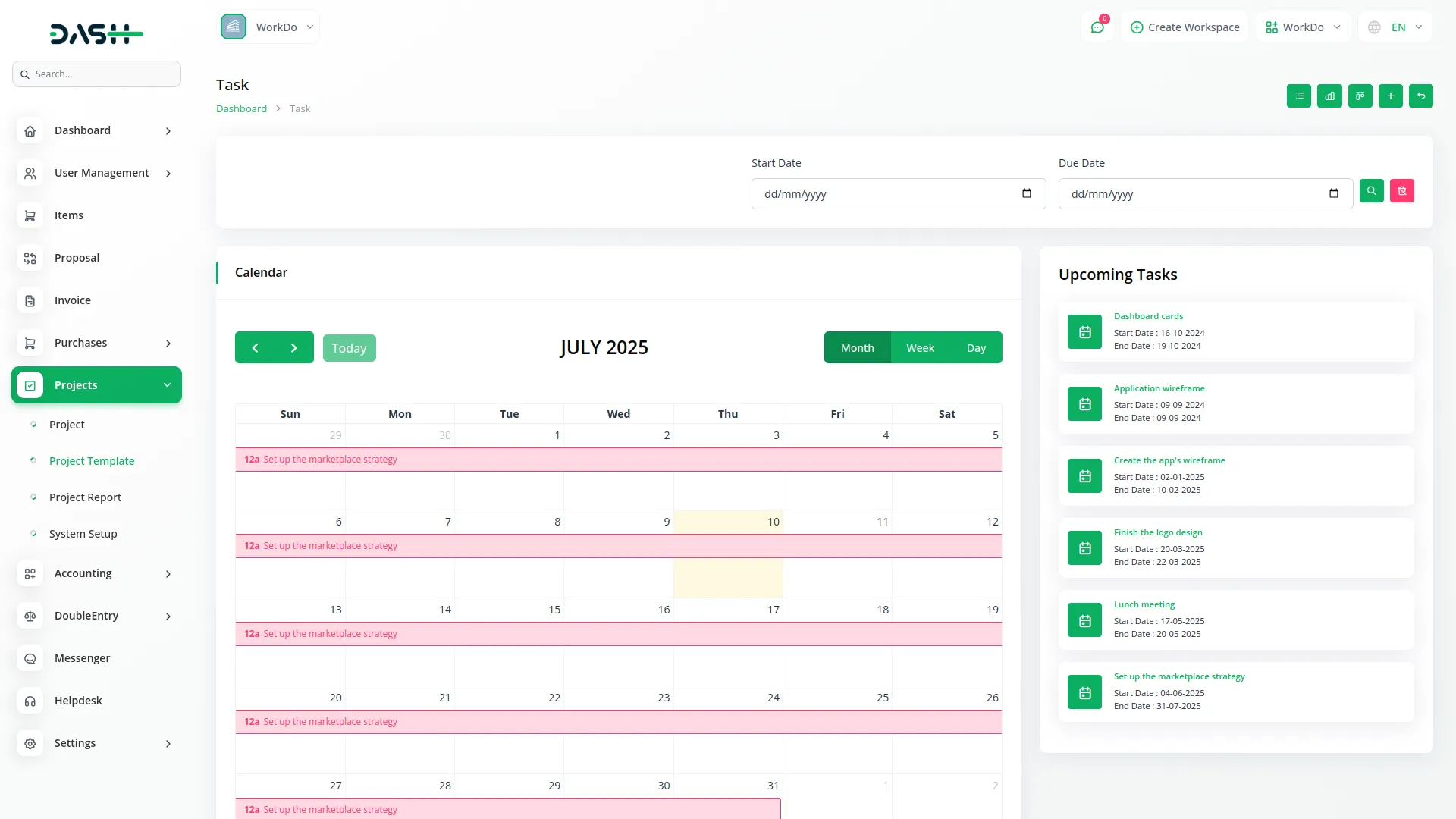 Project Template Project Template
