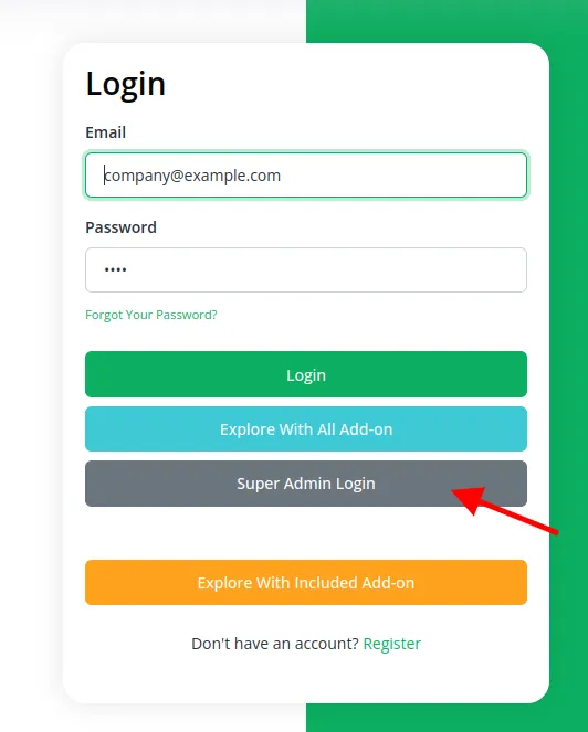 Project Template Dash Saas