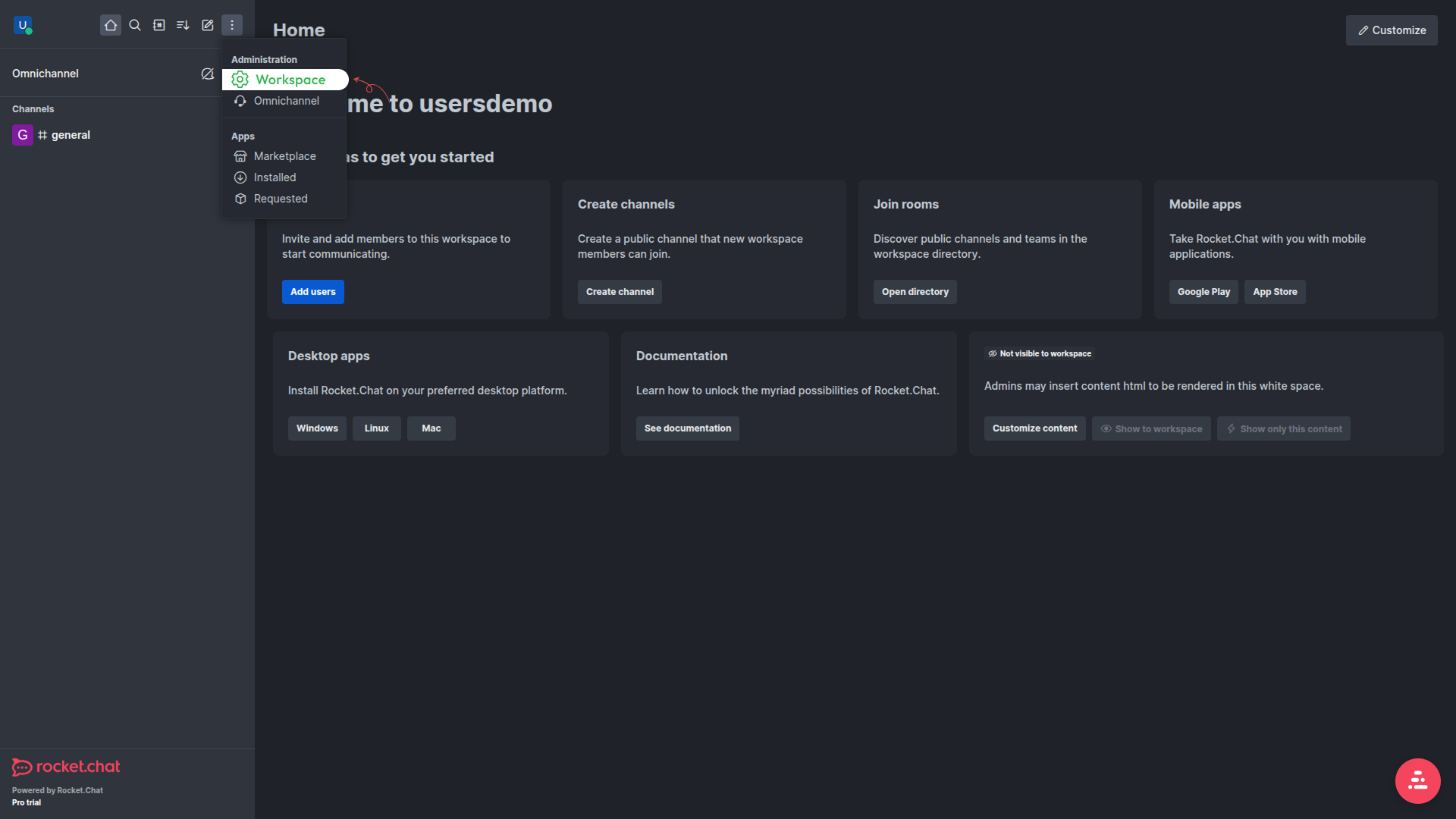 rocketchat credentials Rocketchat Credentials