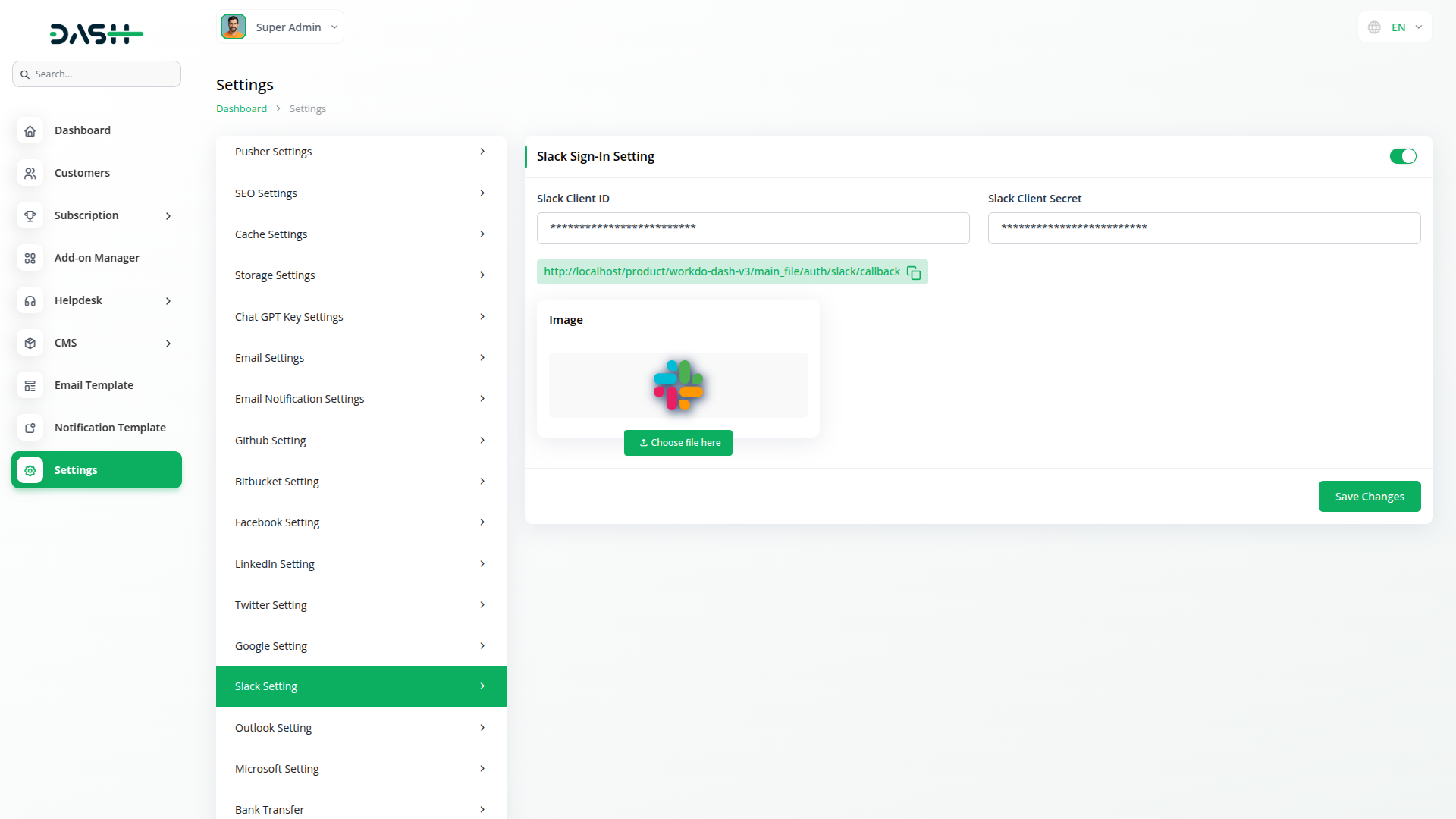 Sign-In With Slack