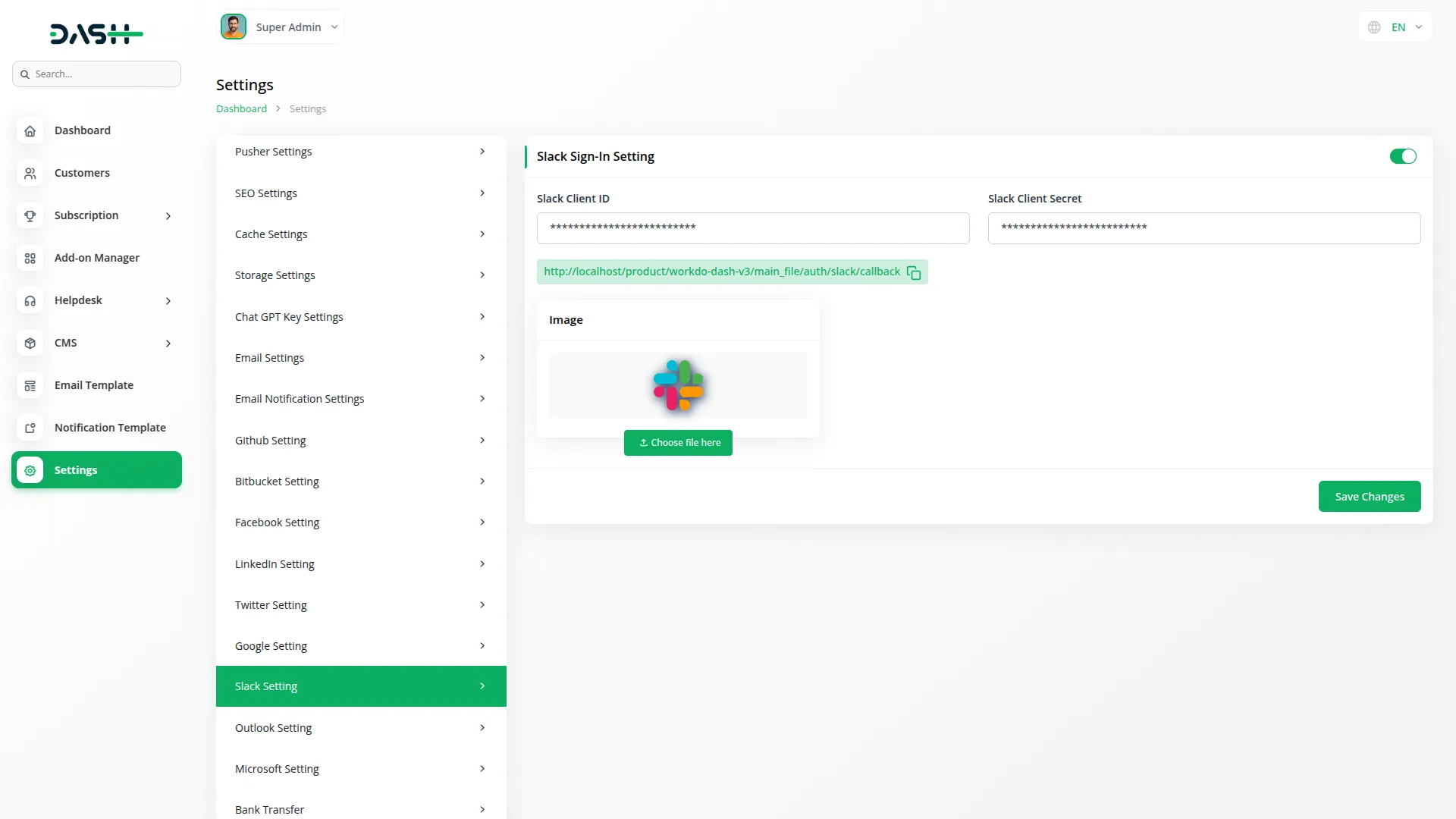 Sign-In With Slack