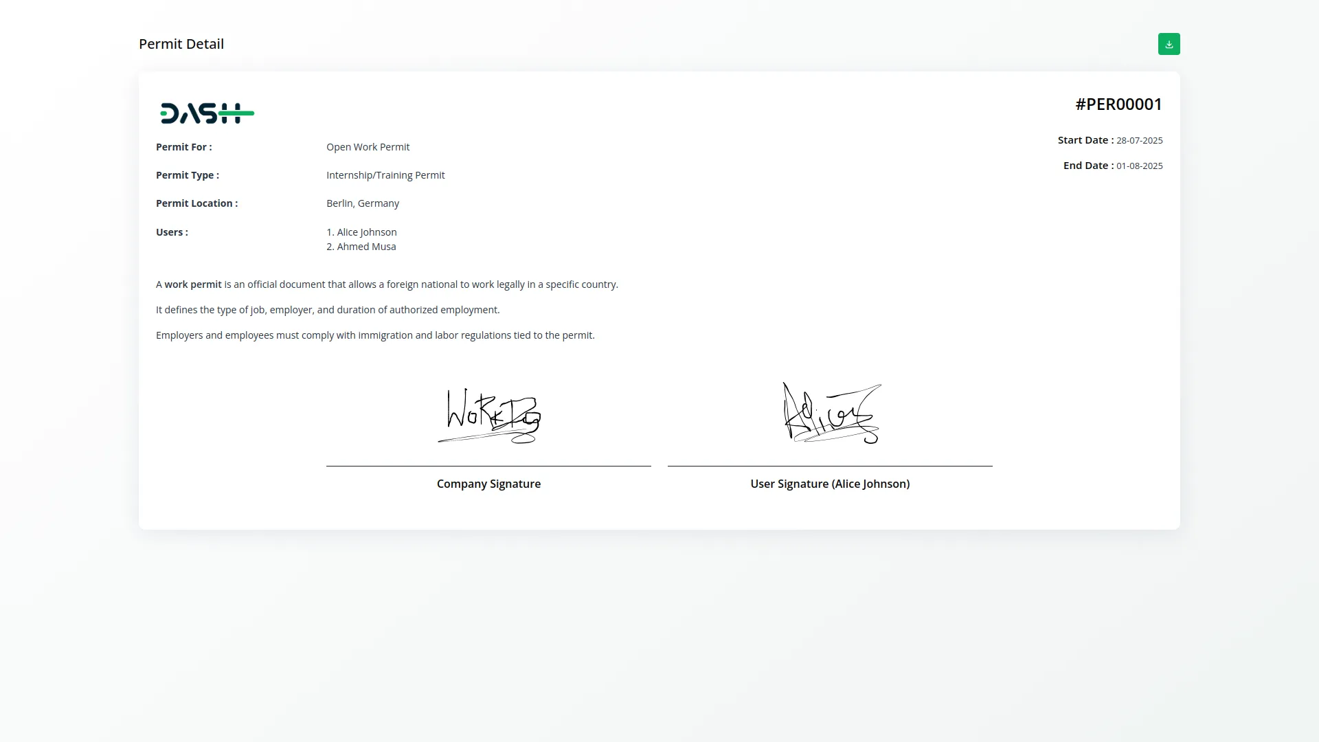 Signature Signature