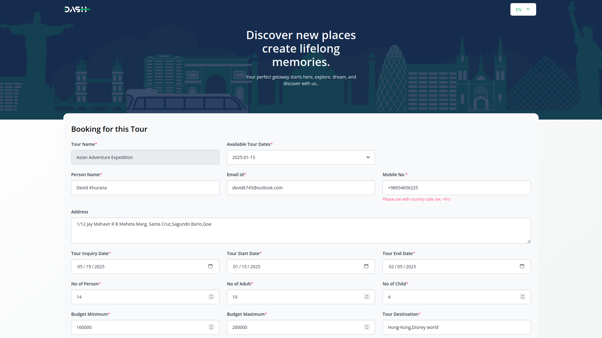 Tour Travel Management Tour Travel Management