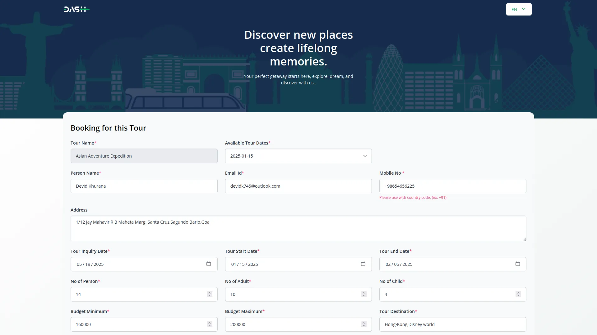 Tour Travel Management Tour Travel Management