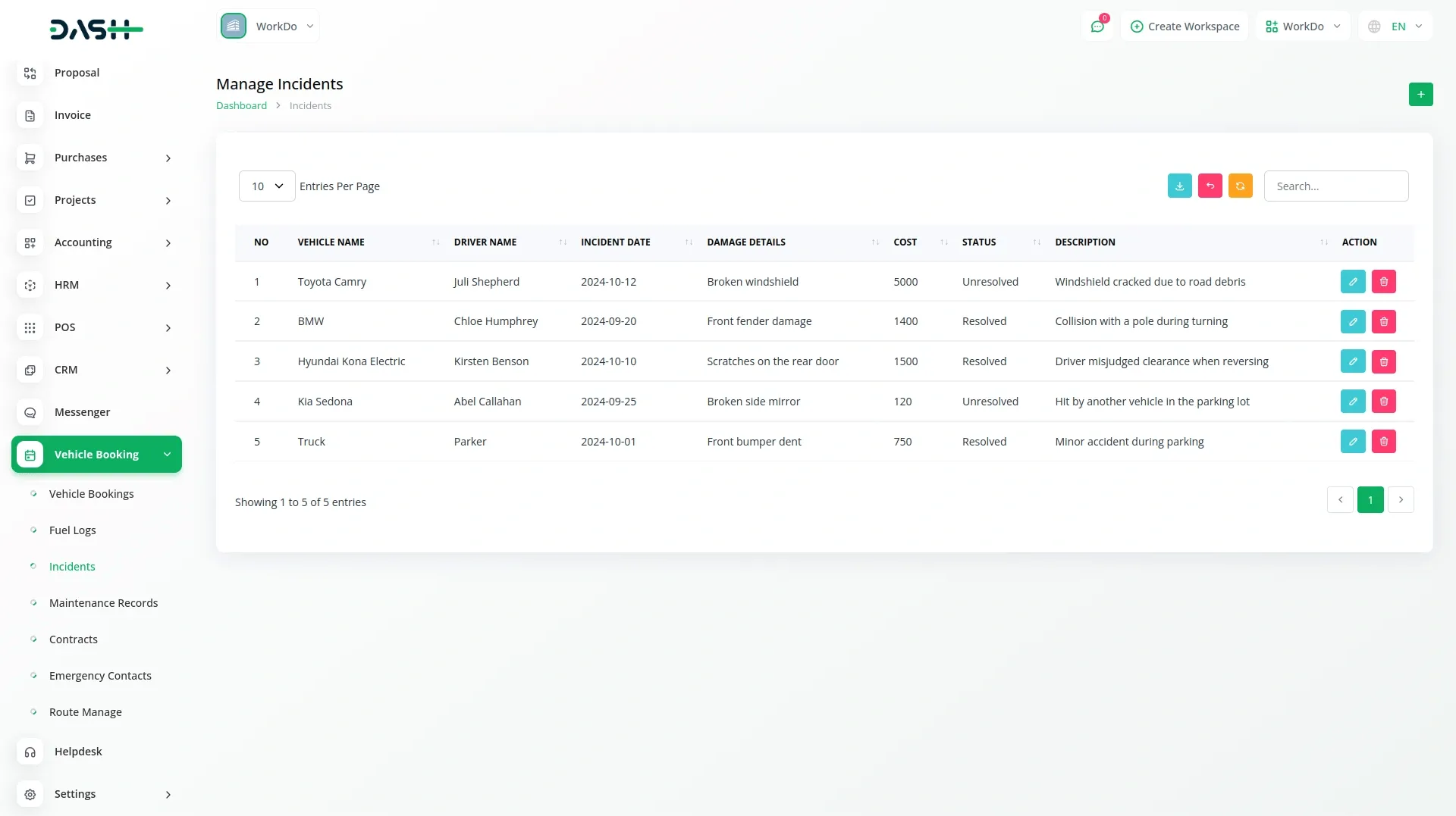 Vehicle Booking Vehicle Booking