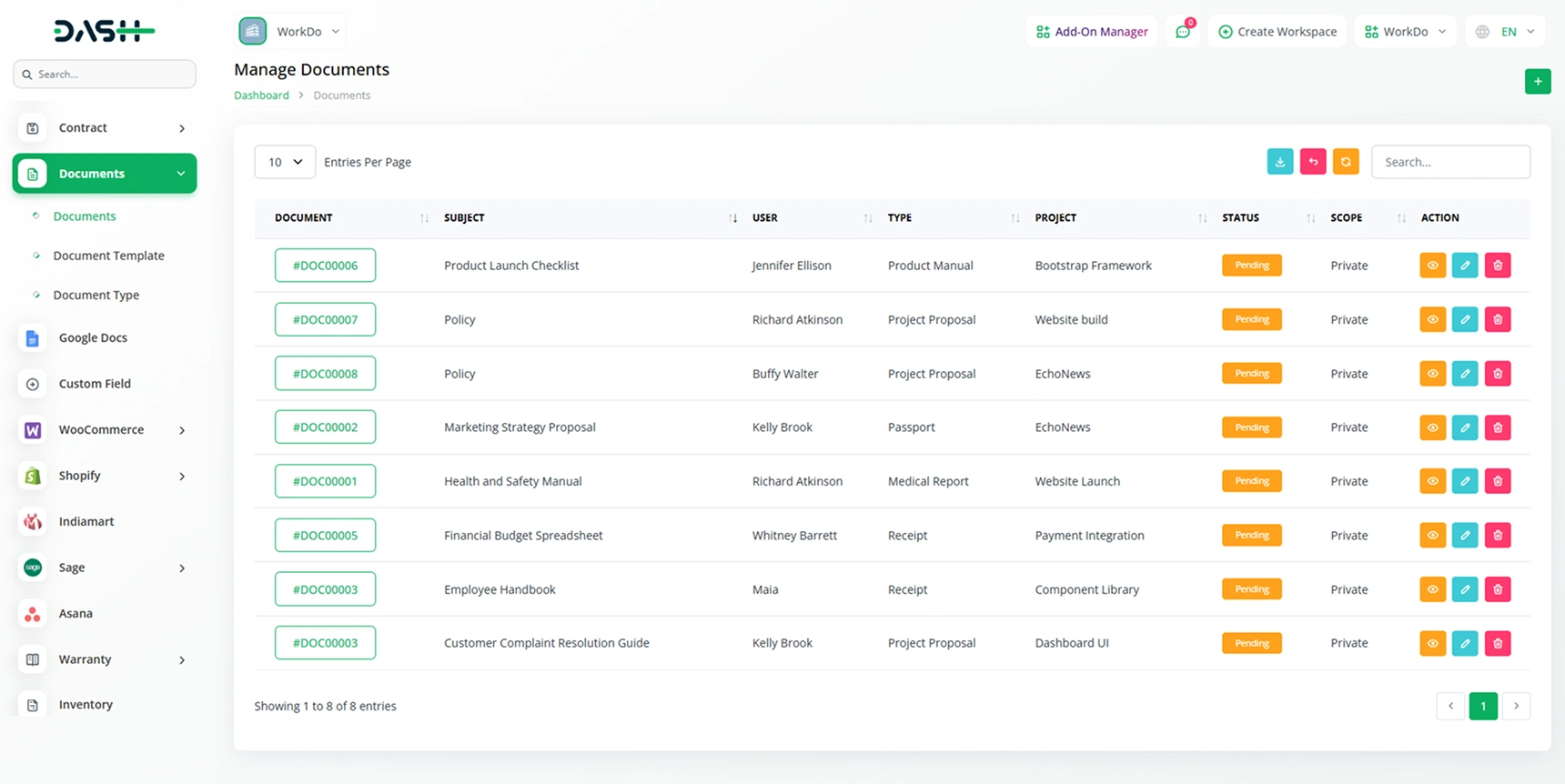 Enterprise Information Management Software