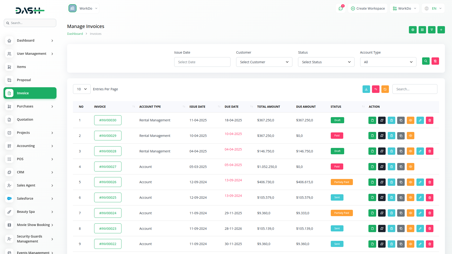 Xero Dash Saas