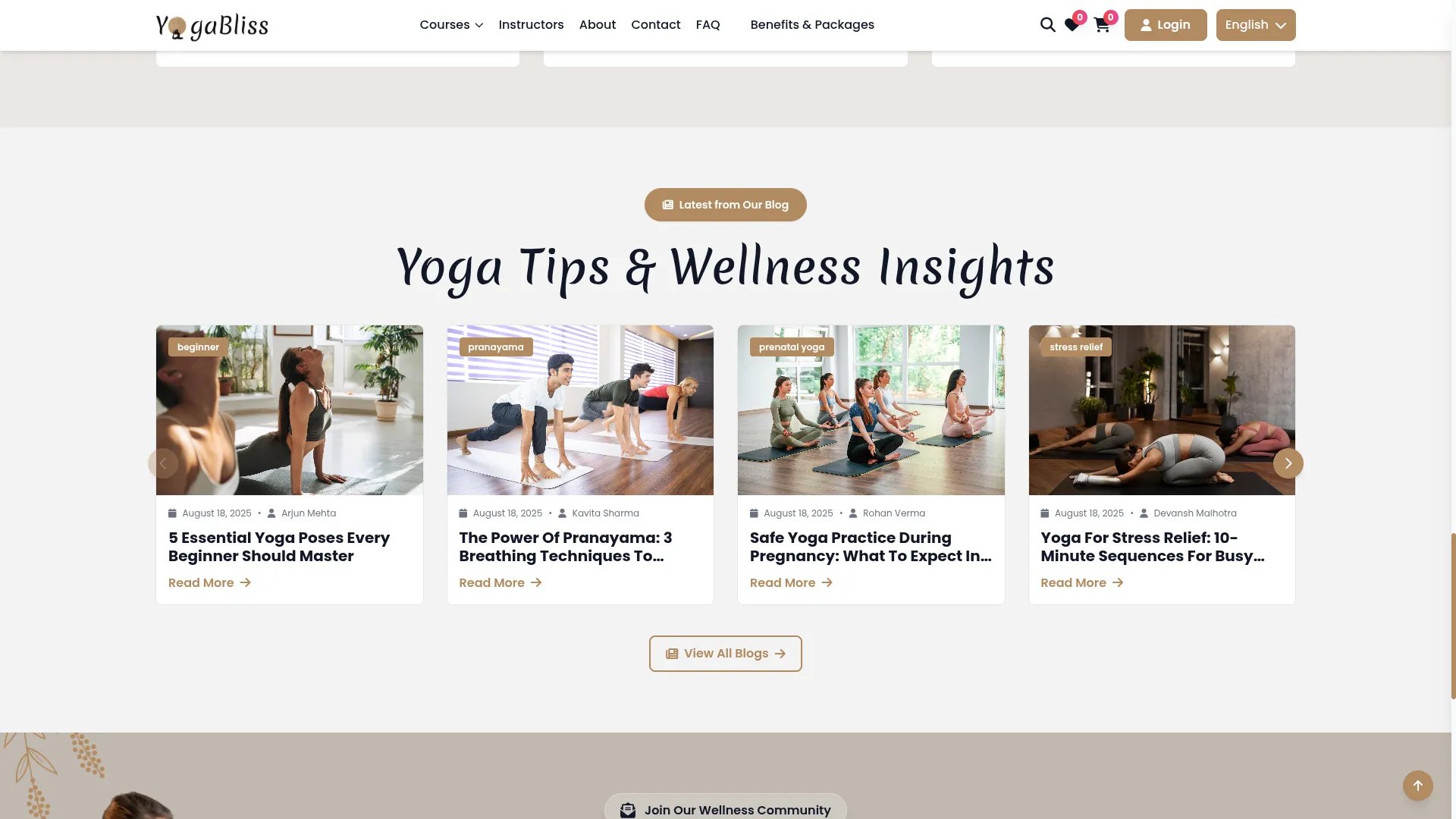 Yoga Classes