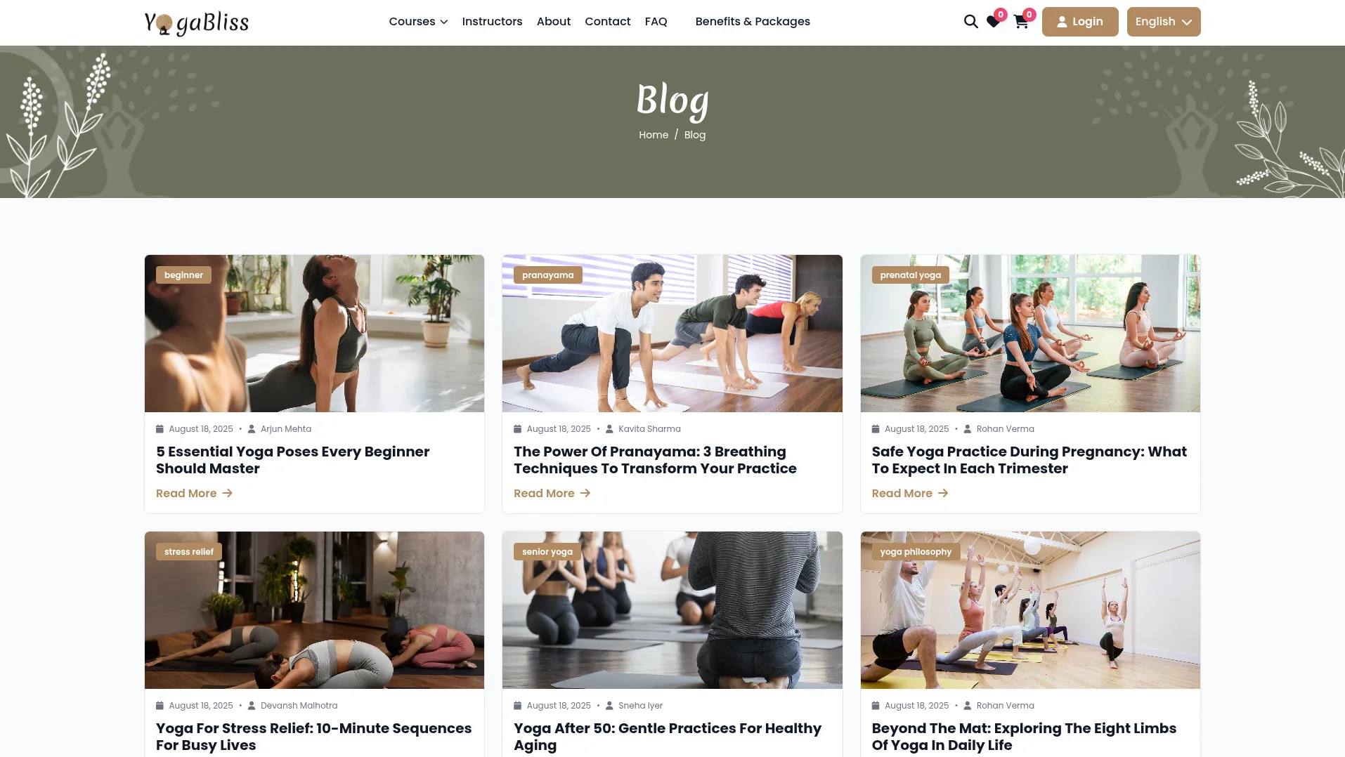 Yoga Classes