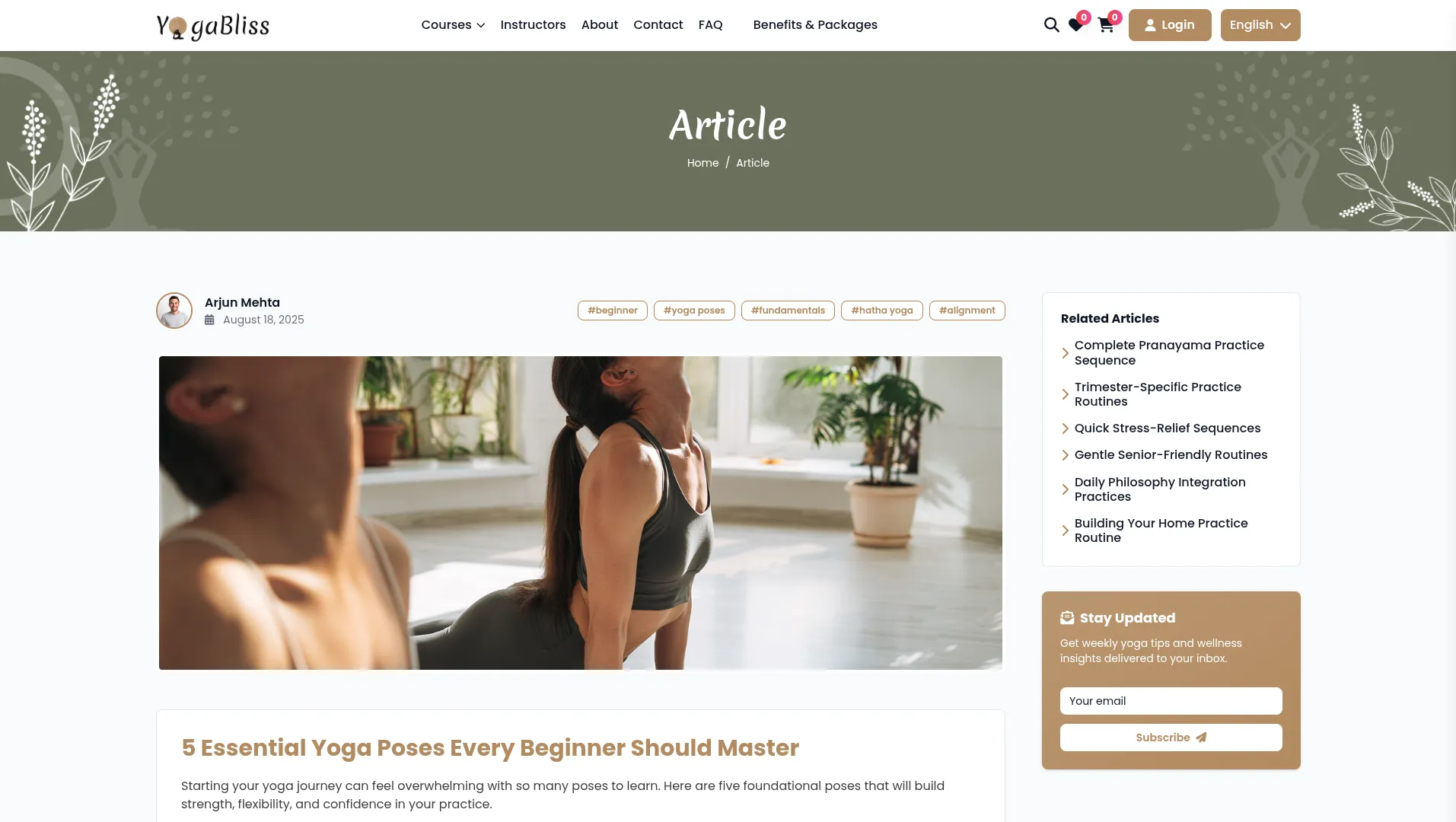 Yoga Classes
