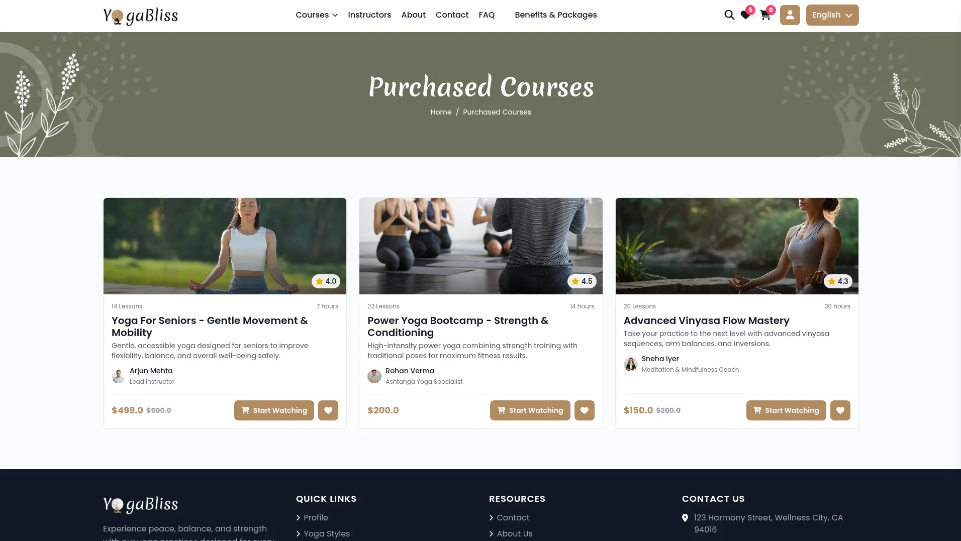 Yoga Classes