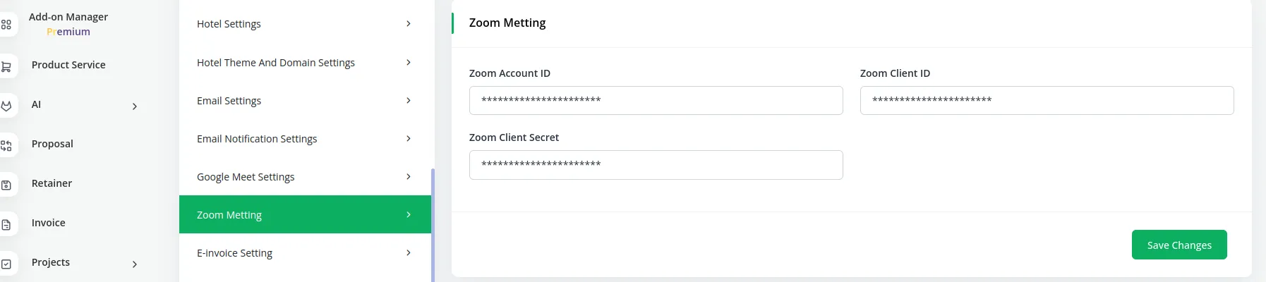 Zoom Meeting Dash Saas