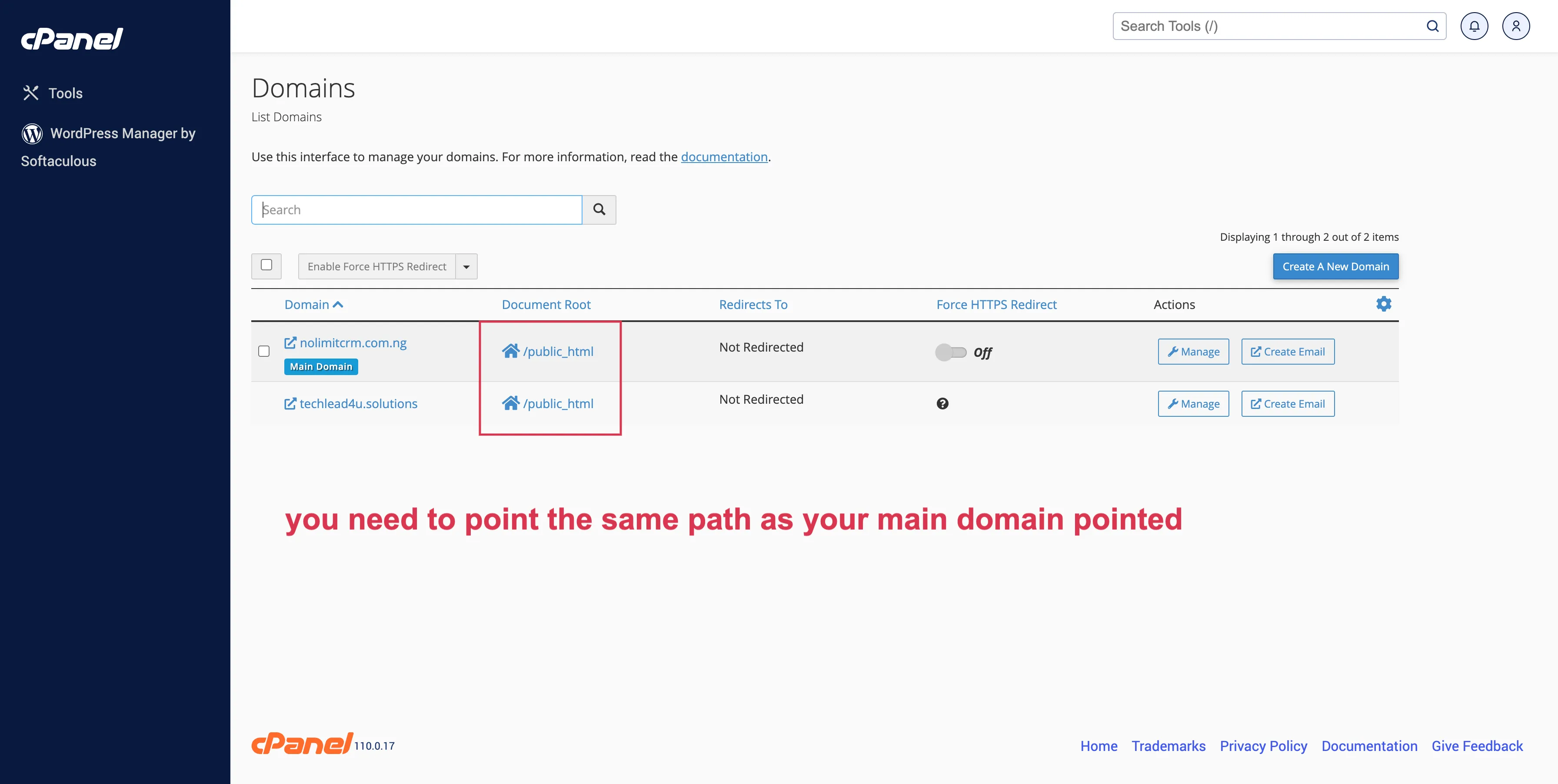 custom domain