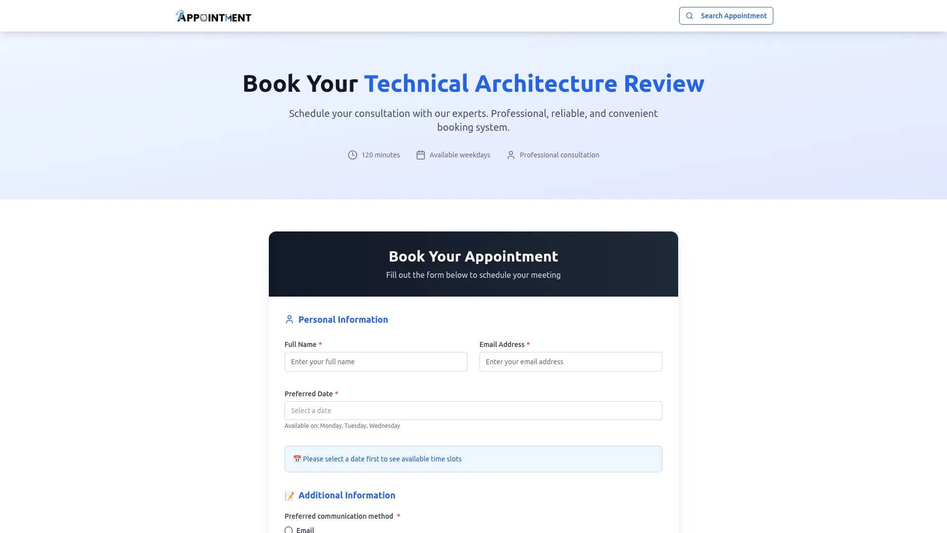 appointment