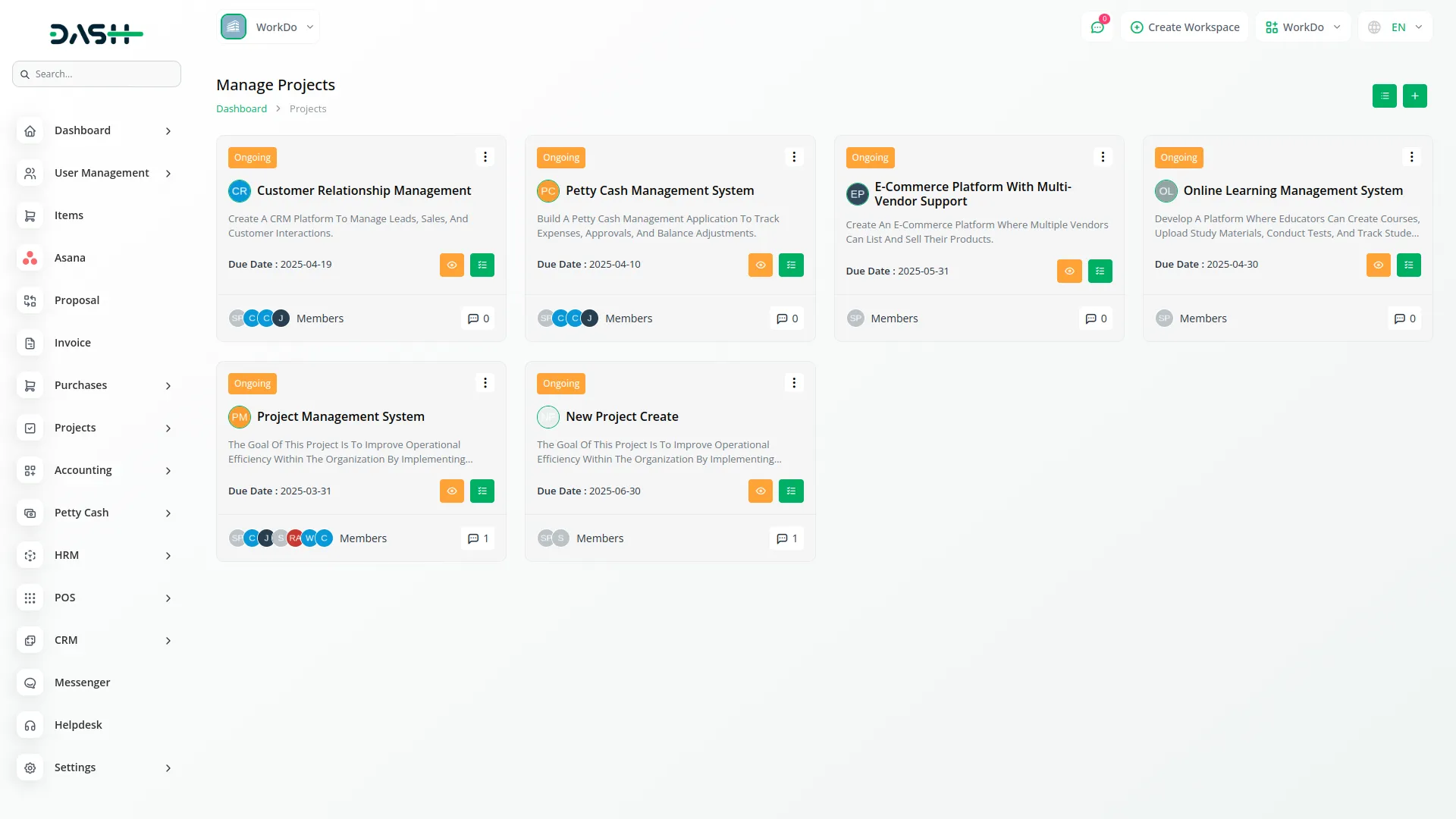 asana project management