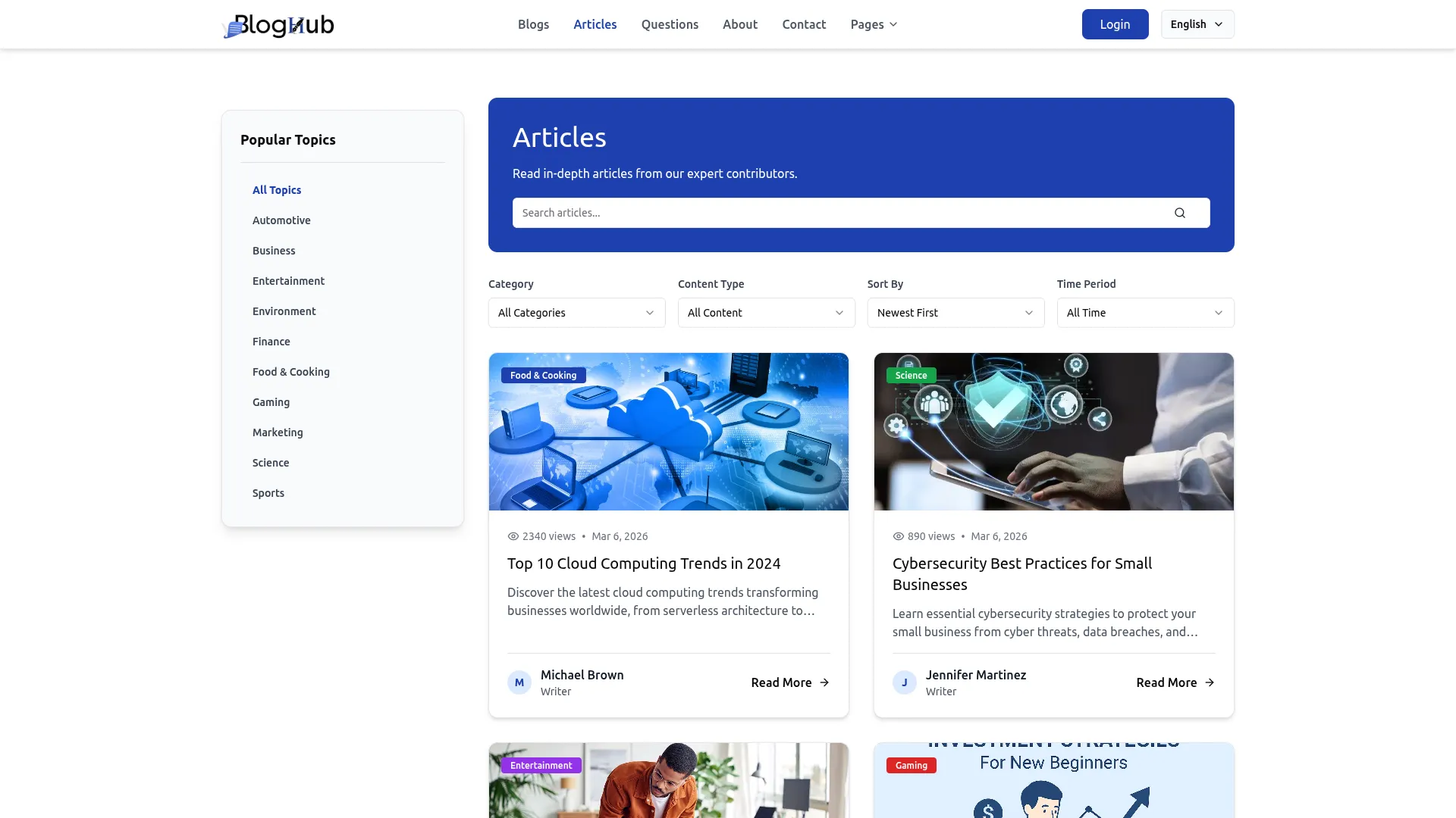 Blog And Article