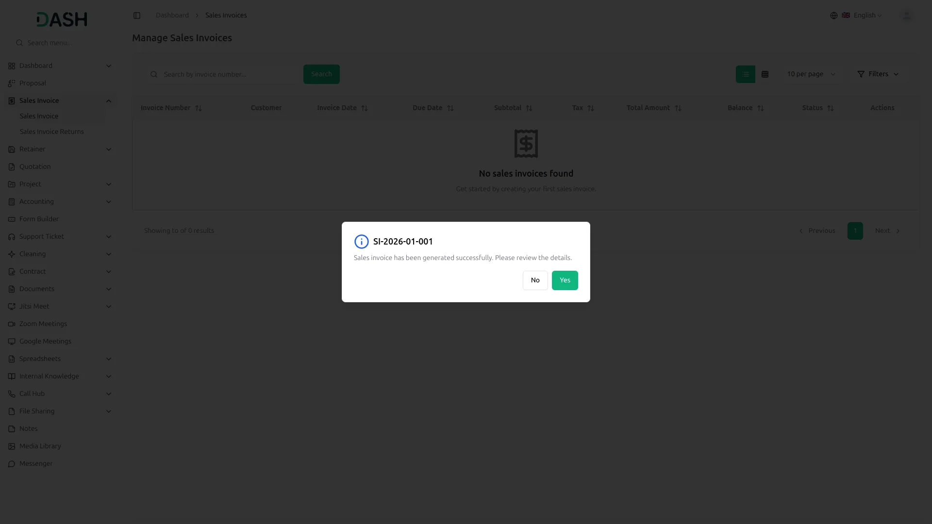 custom alert