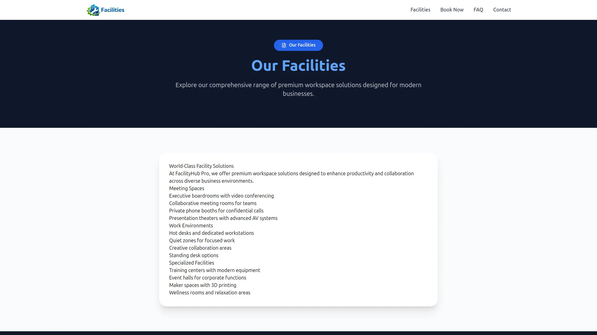 Facilities Management