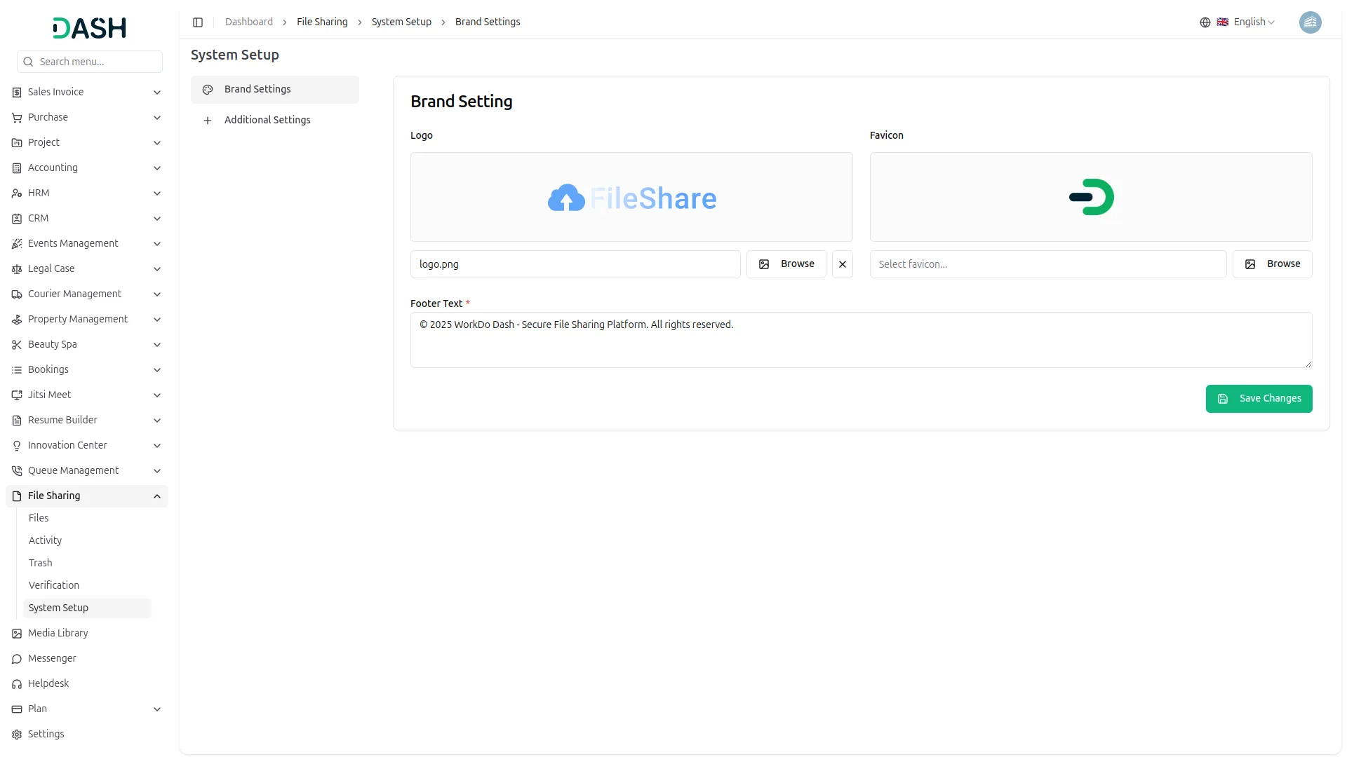 File Sharing Integration