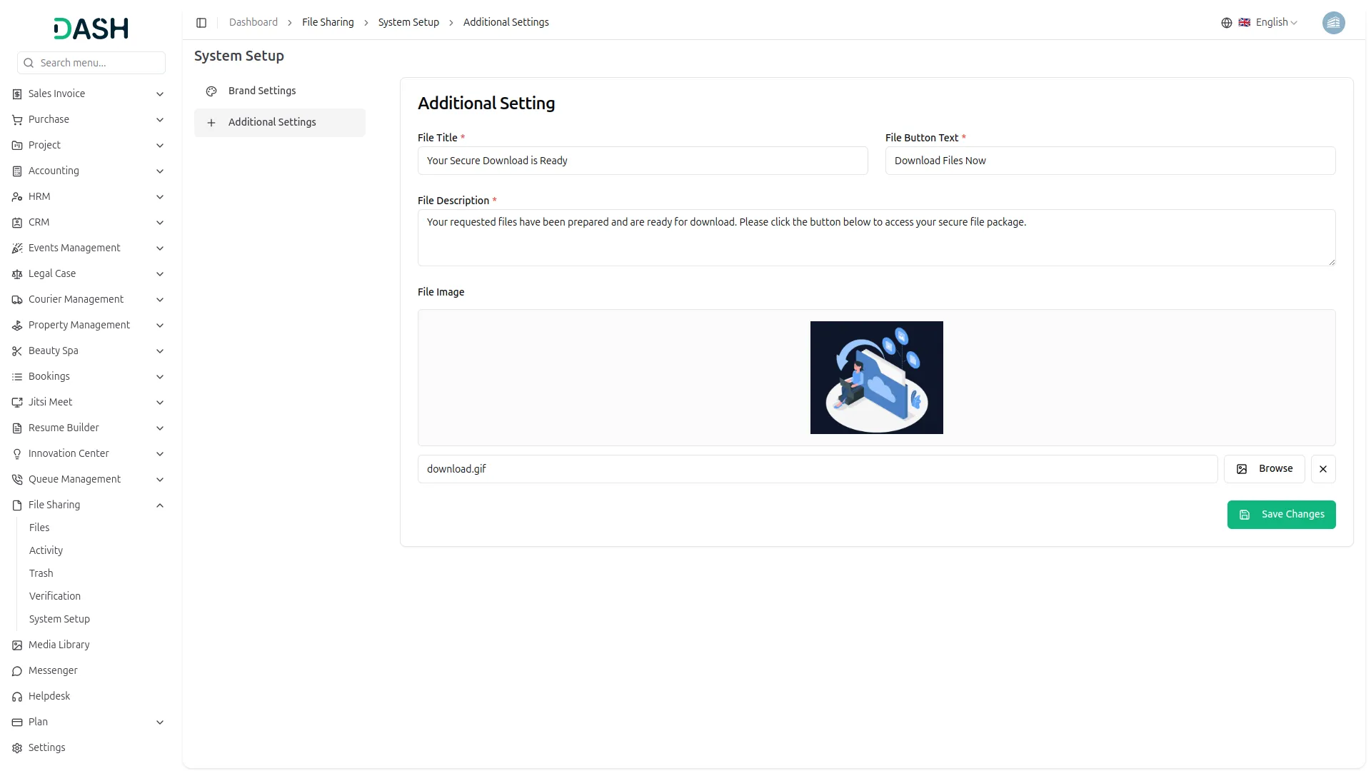 File Sharing Integration