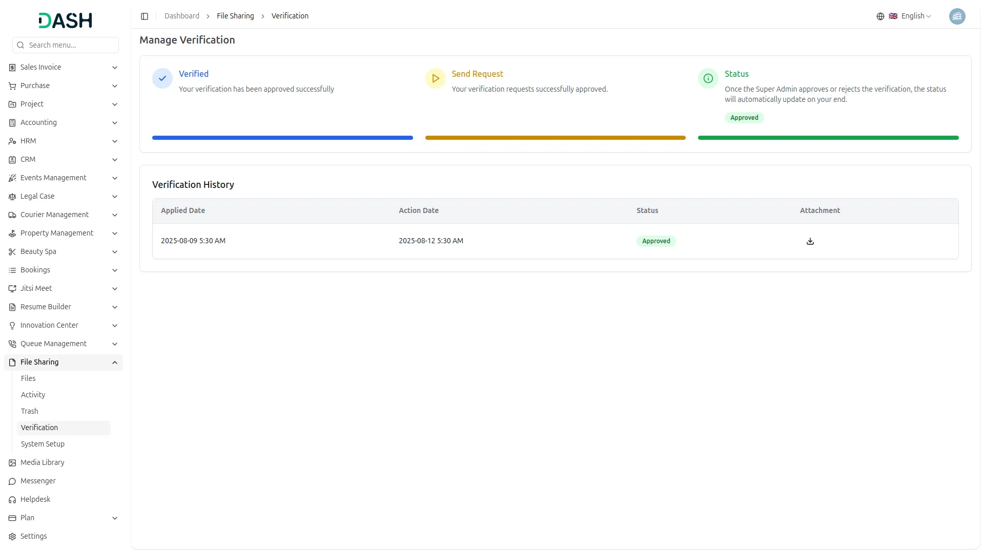 File Sharing Integration